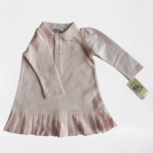 Ralph Lauren Light Pink Long Sleeve Dress Size 6-9M